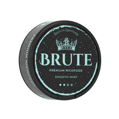 Brute Smooth Mint – nicotine pouches can 2