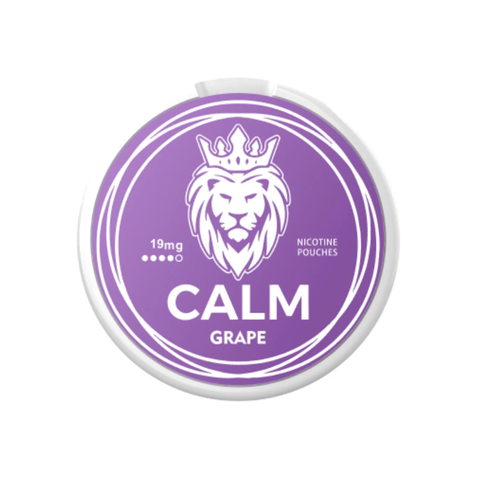 Calm Grape – cutie de pliculețe cu nicotină