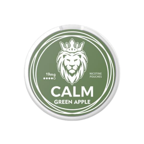 Calm Green Apple – cutie de pliculețe cu nicotină