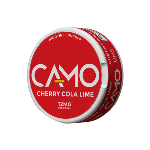 Camo Cherry Cola Lime Strong – nicotine pouches can