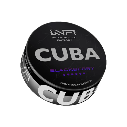 Cuba Black Blackberry – cutie de pliculețe cu nicotină