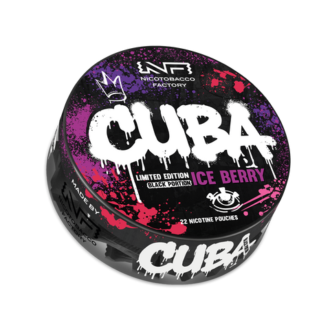 Cuba Black Ice Berry – Nikotinbeutel Dose