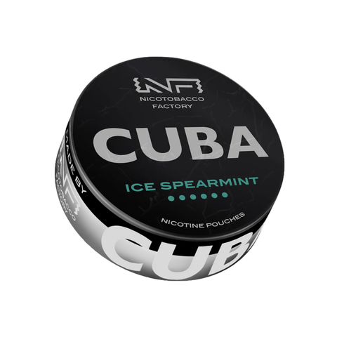 Cuba Black Ice Spearmint – cutie de pliculețe cu nicotină