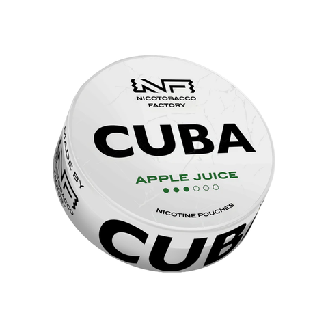 Cuba White Apple Juice – cutie de pliculețe cu nicotină