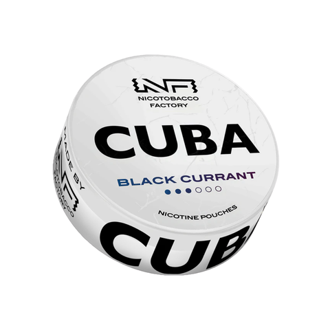 Cuba White Blackcurrant – cutie de pliculețe cu nicotină