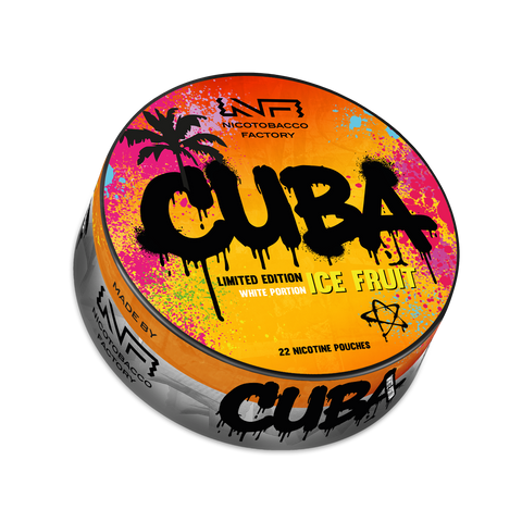 Cuba White Ice Fruit – Nikotinbeutel Dose
