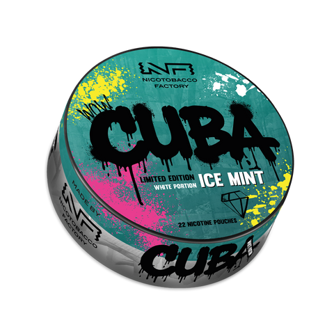 Cuba White Ice Mint – Nikotinbeutel Dose
