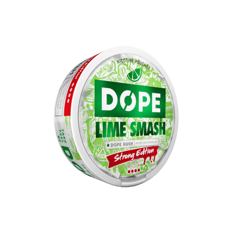 Dope Lime Smash 16mg – cutie de pliculețe cu nicotină