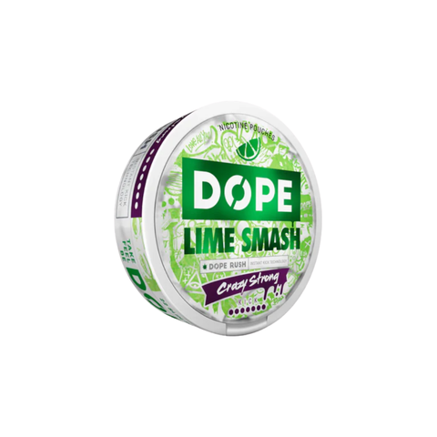 Dope Lime Smash Crazy Strong – cutie de pliculețe cu nicotină