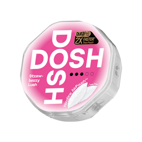 Dosh Strawberry Lush 9mg – cutie de pliculețe cu nicotină