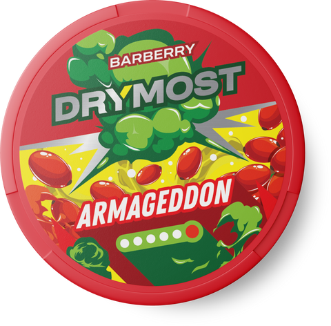 Drymost Armageddon-Berberitze – Nikotinbeutel Dose
