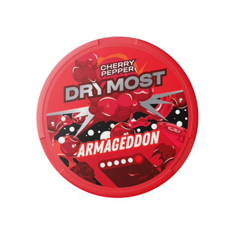 Drymost Armageddon-Kirschpfeffer – Nikotinbeutel Dose