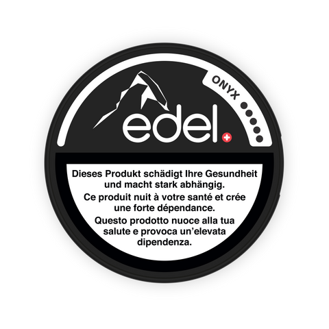 Edel Onyx – cutie de pliculețe cu nicotină