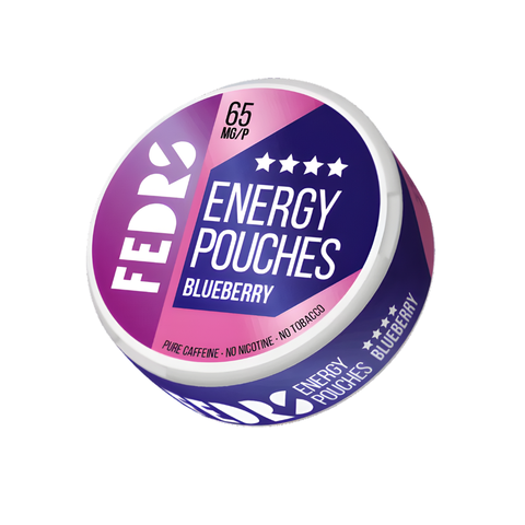 Fedrs Energy Pouches Blueberry – cutie de pliculețe cu cafeină