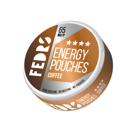 Fedrs Energy Pouches Coffee – cutie de pliculețe cu cafeină