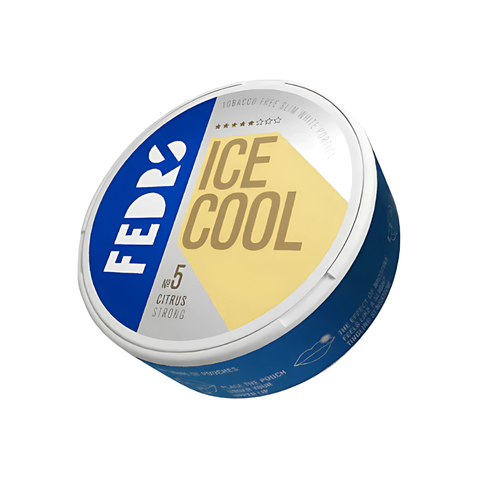 Fedrs Ice Cool Citrus No.5 – cutie de pliculețe cu nicotină