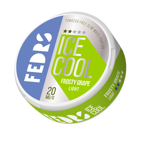 Fedrs Ice Cool Light Frosty Grape – cutie de pliculețe cu nicotină