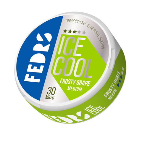 Fedrs Ice Cool Medium Frosty Grape – cutie de pliculețe cu nicotină