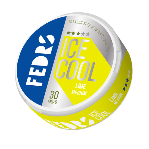 Fedrs Ice Cool Medium Lime – cutie de pliculețe cu nicotină