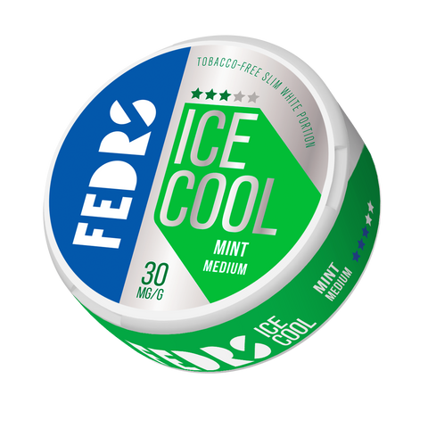 Fedrs Ice Cool Medium Mint – cutie de pliculețe cu nicotină