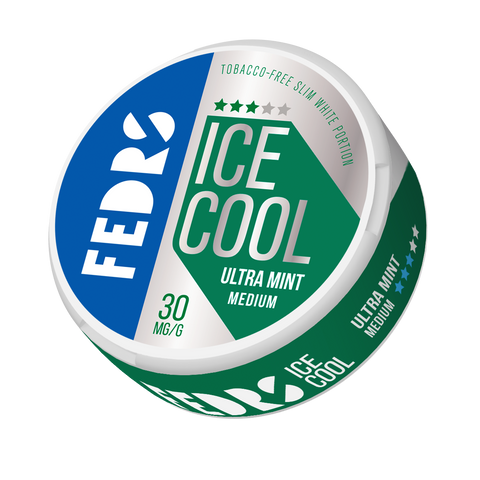 Fedrs Ice Cool Medium Ultra Mint – cutie de pliculețe cu nicotină