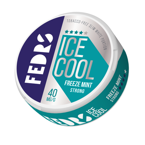 Fedrs Ice Cool Strong Freeze Mint – cutie de pliculețe cu nicotină