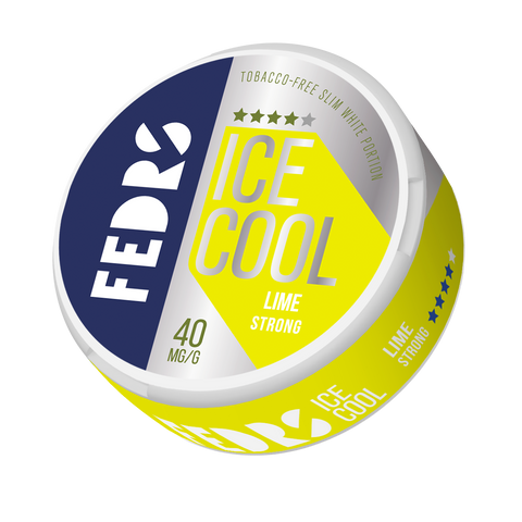 Fedrs Ice Cool Strong Lime – cutie de pliculețe cu nicotină