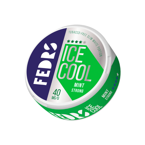 Fedrs Ice Cool Strong Mint – cutie de pliculețe cu nicotină
