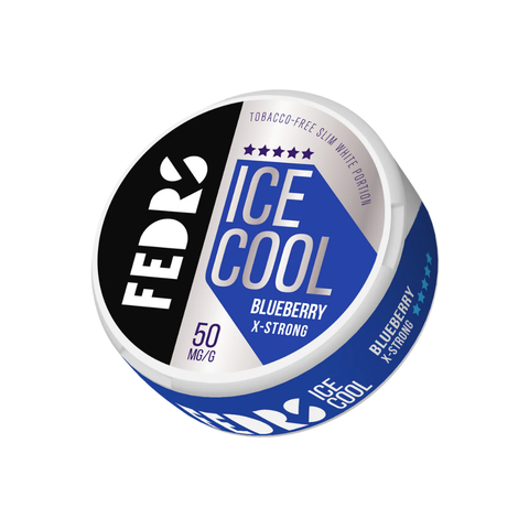 Fedrs Ice Cool X-Strong Blueberry – cutie de pliculețe cu nicotină
