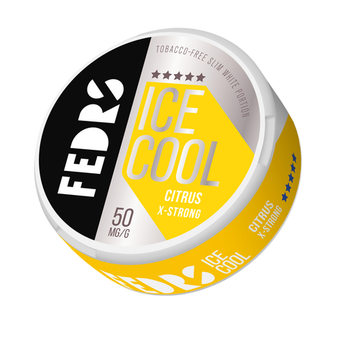 Fedrs Ice Cool X-Strong Citrus – cutie de pliculețe cu nicotină