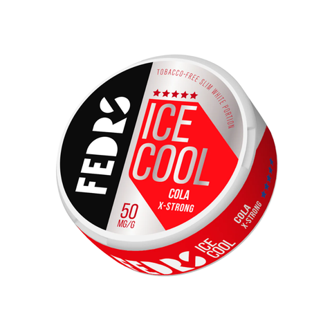 Fedrs Ice Cool X-Strong Cola – cutie de pliculețe cu nicotină