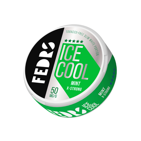 Fedrs Ice Cool X-Strong Mint – cutie de pliculețe cu nicotină