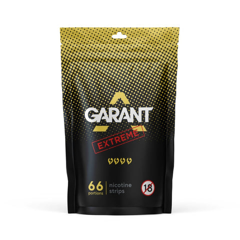 Garant Extreme Strips – cutie de pliculețe cu nicotină