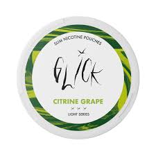 Glick Citrine Grape Light Series – cutie de pliculețe cu nicotină