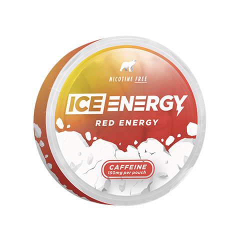 Ice Caffeine Pouch Red Energy 150mg – cutie de pliculețe cu cafeină