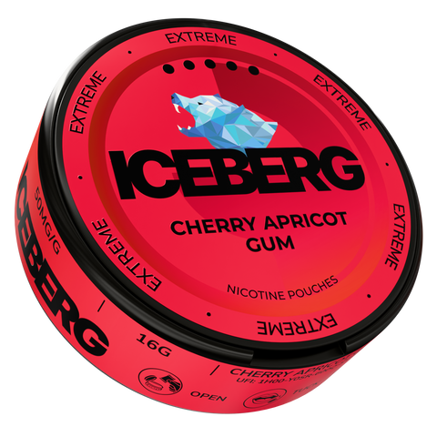 Iceberg Cherry Apricot Gum – cutie de pliculețe cu nicotină 2