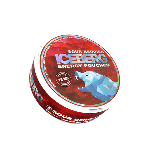 Iceberg Energy Sour Berries 75 mg – koffeinpåsar dosa