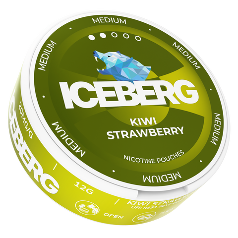 Iceberg Kiwi Strawberry 20mg – cutie de pliculețe cu nicotină