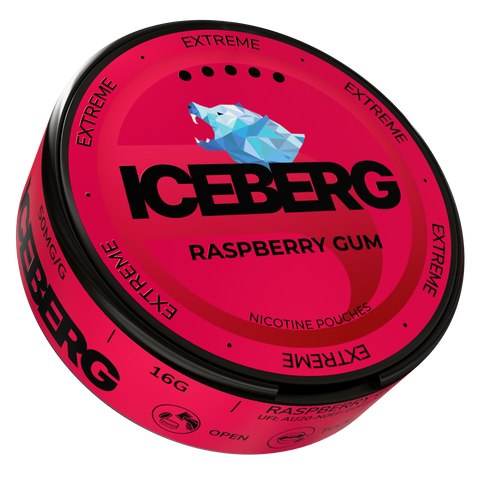 Iceberg Raspberry Gum – Nikotinbeutel Dose 2