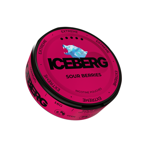 Iceberg Sour Berries – nicotine pouches can