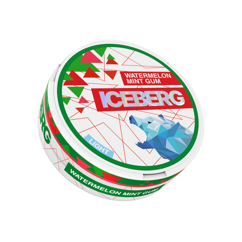 Iceberg Watermelon Mint Gum 6mg – cutie de pliculețe cu nicotină