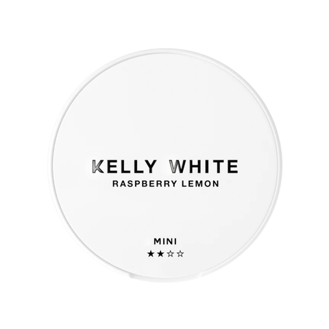 Kelly White Raspberry Lemon Mini – cutie de pliculețe cu nicotină 2