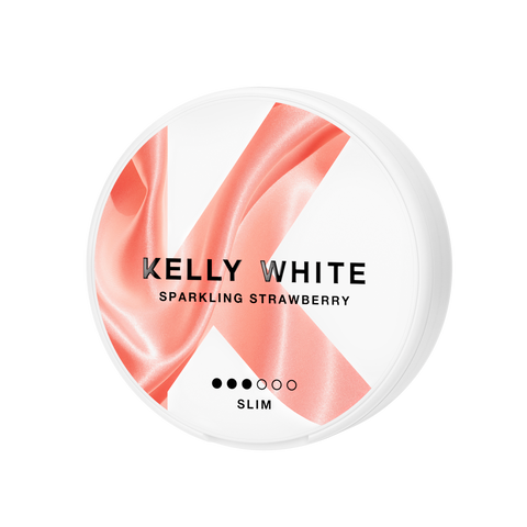 Kelly White Sparkling Strawberry – cutie de pliculețe cu nicotină