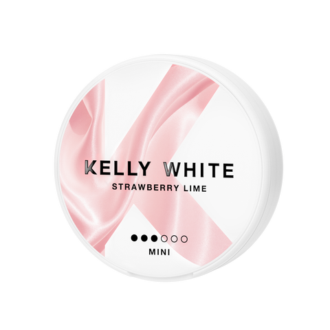 Kelly White Strawberry Lime Mini – cutie de pliculețe cu nicotină