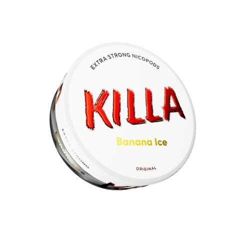 Killa Banana Ice – cutie de pliculețe cu nicotină