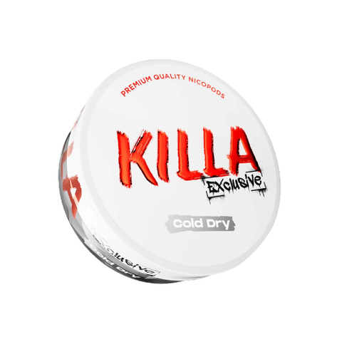 Killa Exclusive Cold Dry – cutie de pliculețe cu nicotină