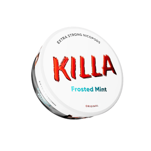 Killa Frosted Mint – cutie de pliculețe cu nicotină