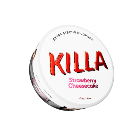 Killa Strawberry Cheesecake – cutie de pliculețe cu nicotină