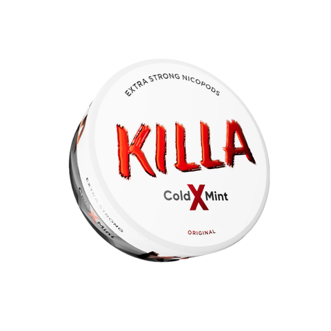 Killa X Cold Mint – cutie de pliculețe cu nicotină