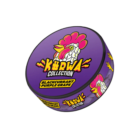 Kurwa Blackcurrant Purple Grape – cutie de pliculețe cu nicotină